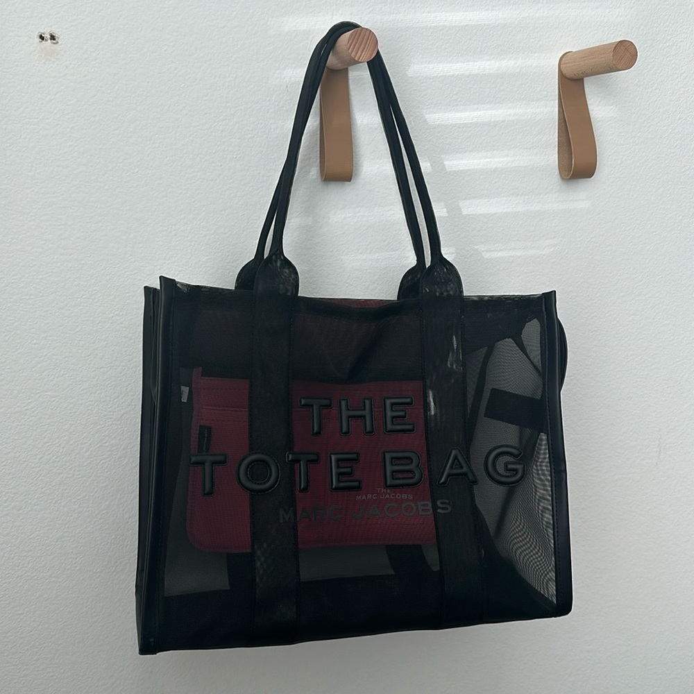 Marc Jacobs The Tote Bag Mesh Large in Black - Like New